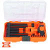33804 ProFlex Impact-Rated Interchangeable Ratcheting T-Handle Set, 23-Piece Image