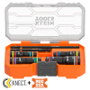 654QS KNECT™ Quad-16 Heavy-Duty Impact Flip Sockets, SAE and Metric, 6-Piece Image