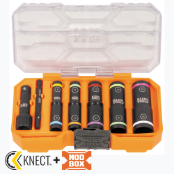 65619 KNECT™ Flip-10 Heavy Duty Flip Impact Socket Set, Metric, 8-Piece Image 
