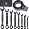 69408G 90-Tooth Ratcheting Combo Wrench Set, SAE, 8-Piece Image