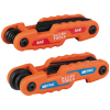 70542 Compact Folding Hex Key Kit, SAE and Metric Image
