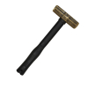 7HBRFRH04 Brass Sledgehammer, FGL Rubber Grip, 4-Pound Image