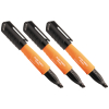 861023 Skribes™ Chisel Tip Permanent Markers, Black, 3-Pack Image