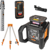 93RLS Green Rotary Laser Level, Self-Leveling with Plumb Spot and Tripod Image
