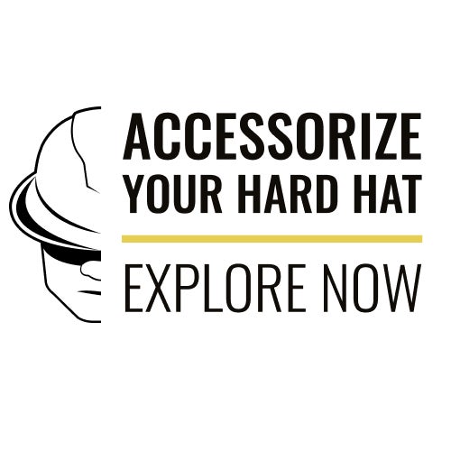 learn more about accessorizing your Klein Tools hard hats and safety helmets