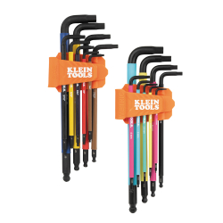 BLS18 Color Coded Hex Key Set, SAE and Metric, 18-Piece Image 