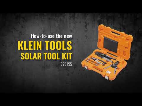 How To Use the Klein Tools Solar Tool Kit  (92919)