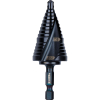 QRST11 Step Drill Bit, Quick Release, Double Spiral Flute, 7/8 to 1-1/8-Inch Image