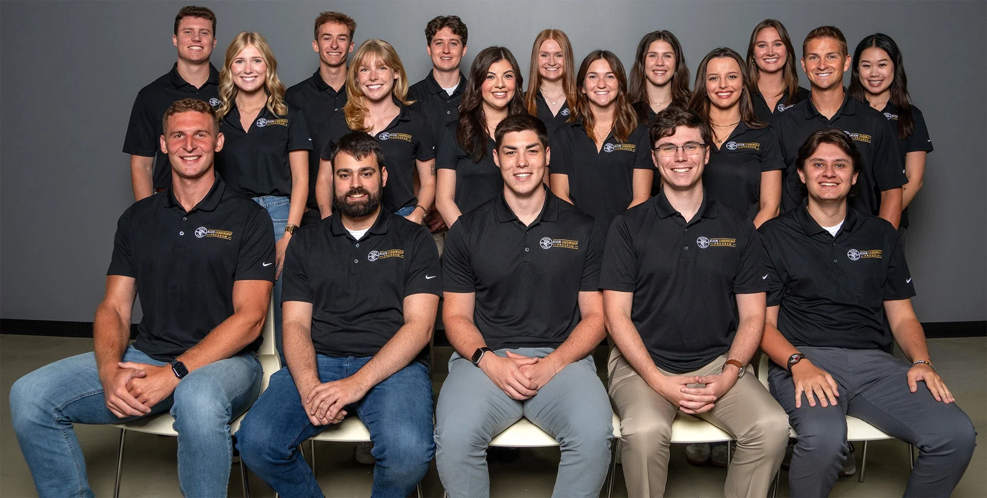 KLP team photo indoors at Klein Tools facility
